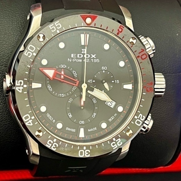 Edox Chrono Offshore 1 Sharkman ll North Pole Limited Editition Men’s Watch - Picture 2 of 6